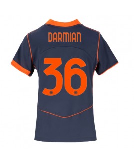 Günstige Inter Milan Matteo Darmian #36 3rd trikot Damen 2025-26 Kurzarm